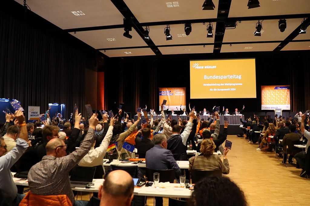 Foto René Wehnert: Bundesparteitag, Verabschiedung des Wahlprogramms für die Europawahl