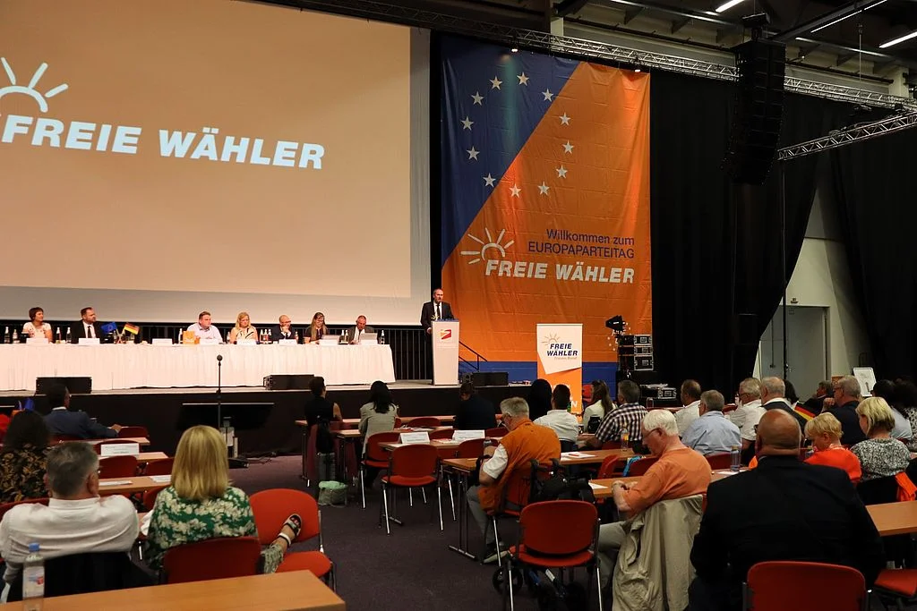 Foto: René Wehnert, Bundesparteitag 2023 in Fulda - Rede von Hubert Aiwanger