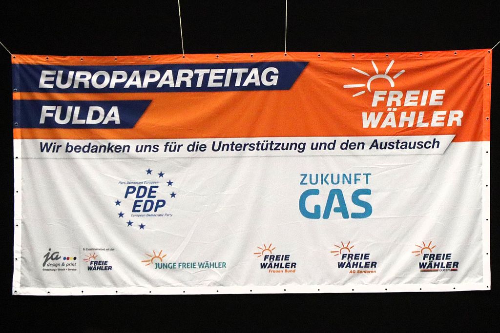 Foto: René Wehnert, Bundesparteitag 2023 in Fulda - Fahne 1