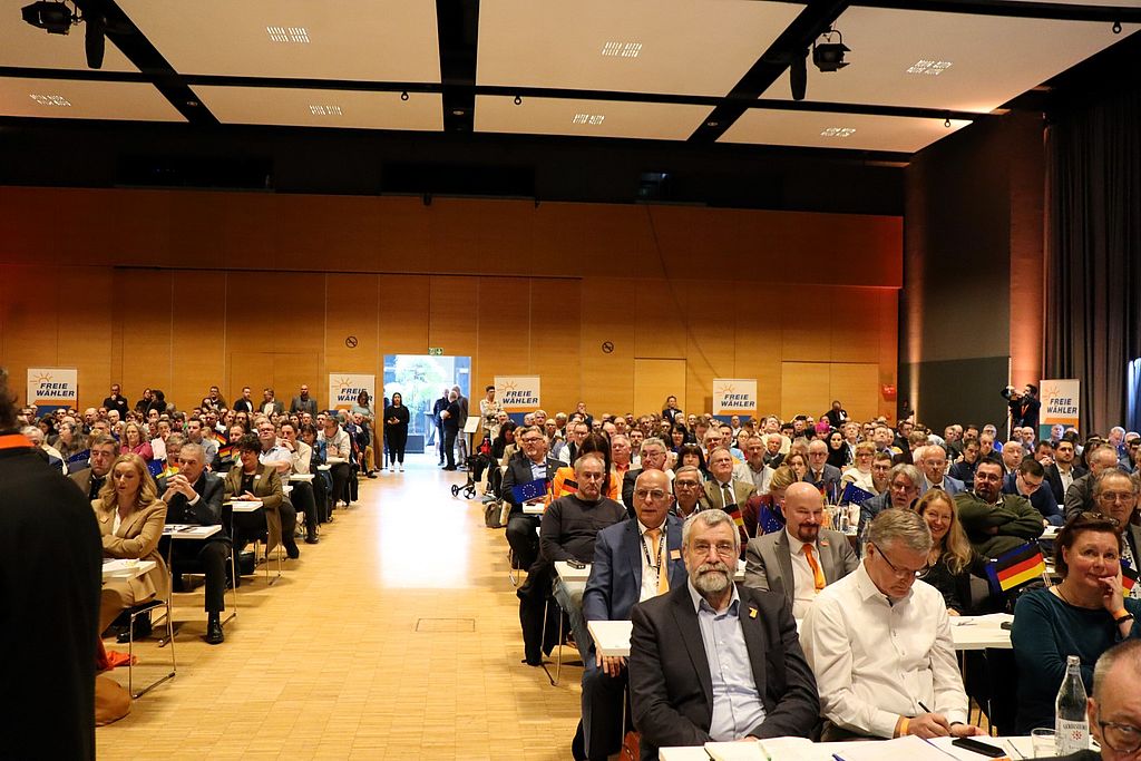 Foto René Wehnert: Bundesparteitag, Blick in den vollen Saal