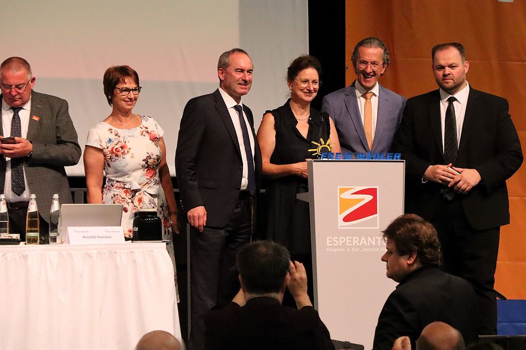 Foto: René Wehnert, Bundesparteitag 2023 in Fulda - Spitzenkandidatin für das Europaparlament Cristine Singer